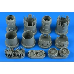 SR-71A Blackbird exhaust nozzles - closed, 1/48 - Aires 4902