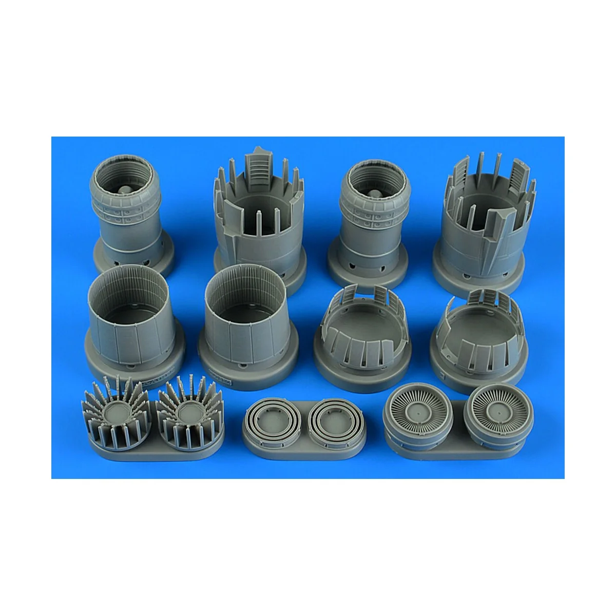 SR-71A Blackbird exhaust nozzles - closed, 1/48 - Aires 4902 SR-71A Blackbird exhaust nozzles - closed, 1/48 - Aires 4902