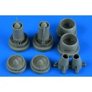 A-10A/C Thunderbolt II correct engines, 1/48 - Aires 4903