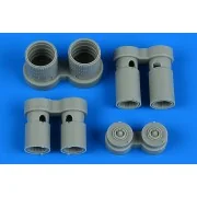 F-5E/F Tiger II exhaust nozzles for AFV CLUB/EDUARD, 1/48 - Aires 4909