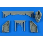 MiG-17F Fresco C wheel bay for AMMO, 1/48 - Aires 4910 MiG-17F Fresco C wheel bay for AMMO, 1/48 - Aires 4910