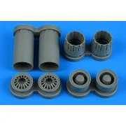 Eurofighter Typhoon exhaust nozzles REVELL, 1/48 - Aires 4913