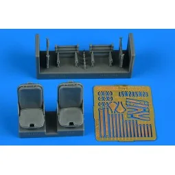 Sea King HAR Mk.3/5/AEW Mk.2A pilot & co-pilot seats HASEGAWA, 1/48...