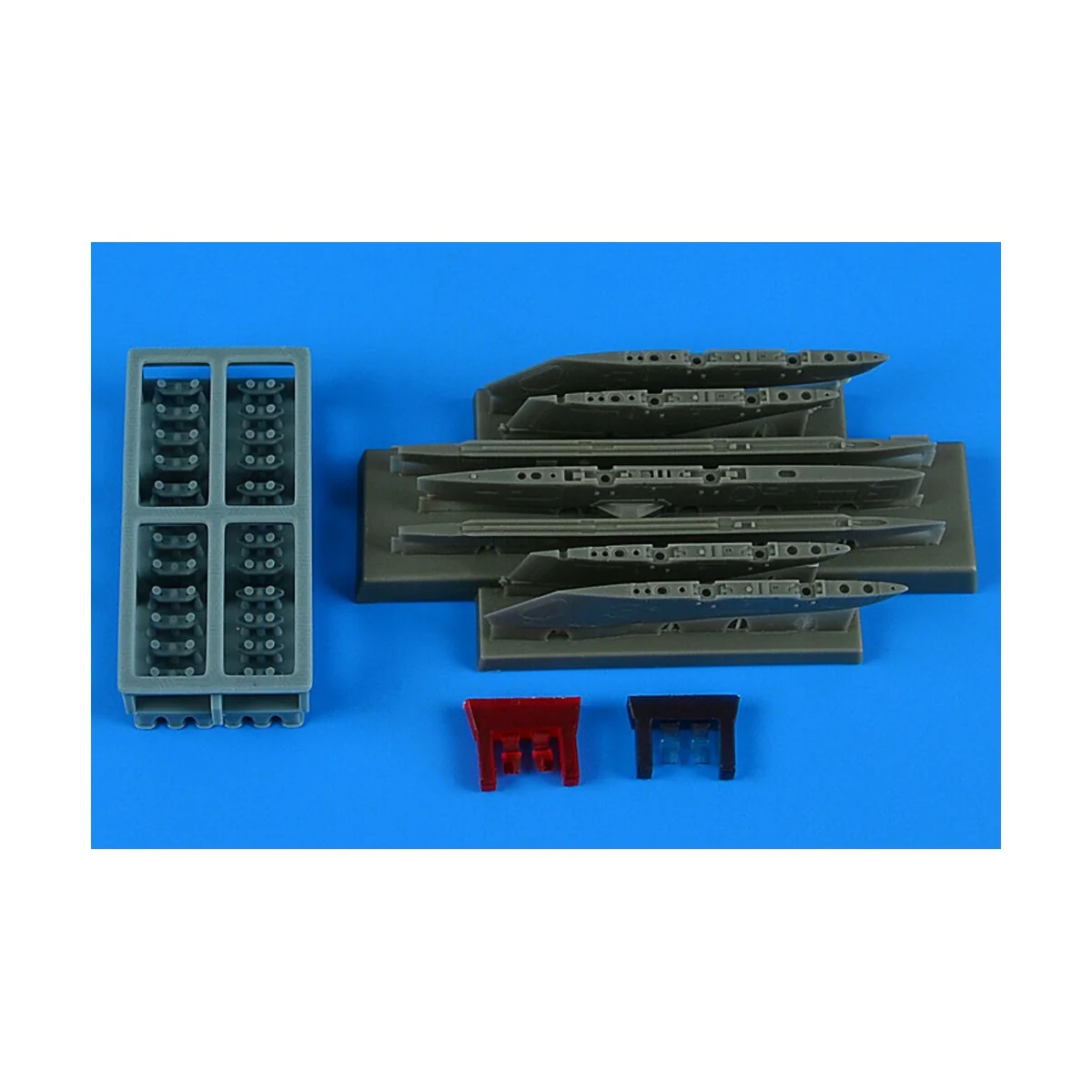 F-5E Tiger II pylons & missile launchers für AFV CLUB, 1/48 - Aires...