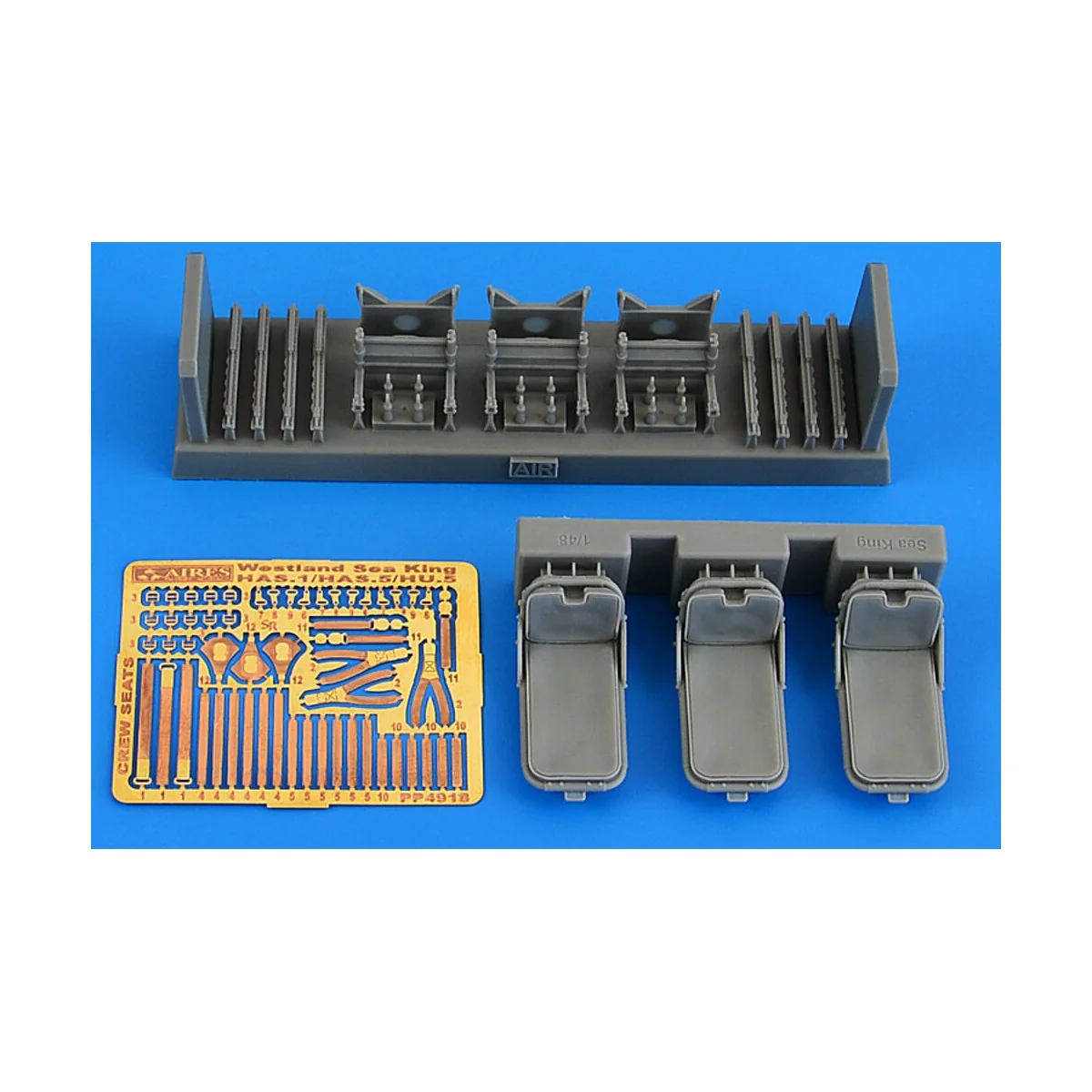Westland Sea King HAS.1/HAS.5/HU.5 crew seats für AIRFIX, 1/48 - Ai... Westland Sea King HAS.1/HAS.5/HU.5 crew seats für AIRFIX, 1/48 - Ai...
