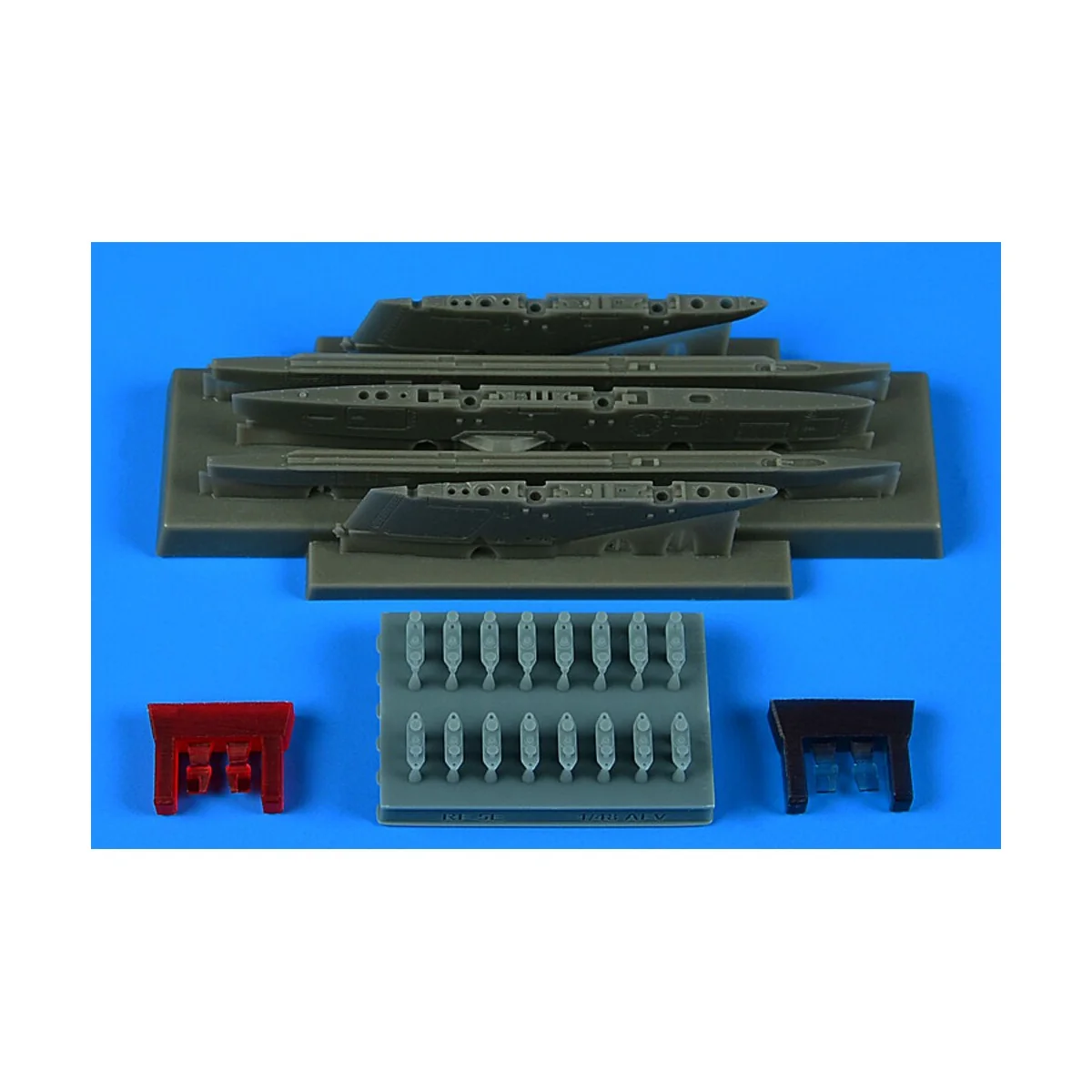 RF-5E Tiger II pylons & missile launchers für AFV CLUB, 1/48 - Aire...