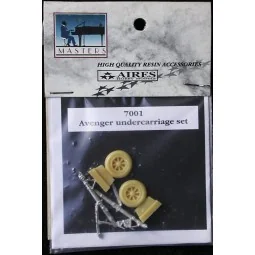 TBM Avenger undercarriage set for HASEGAWA - Aires 7001