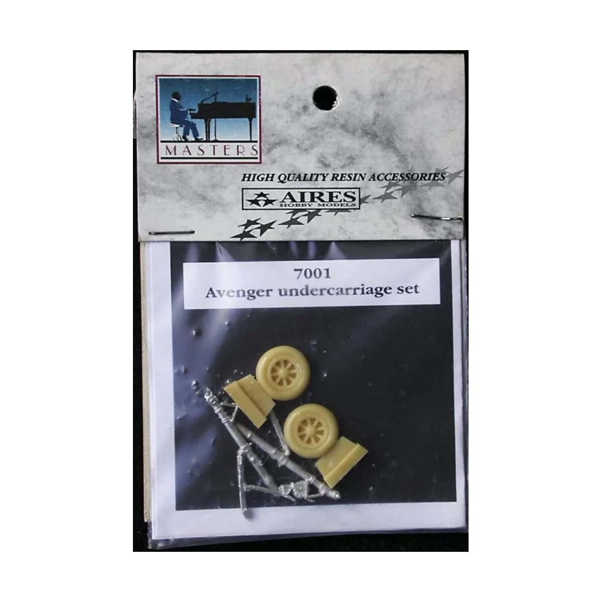 TBM Avenger undercarriage set for HASEGAWA, 1/72 - Aires 7001 TBM Avenger undercarriage set for HASEGAWA, 1/72 - Aires 7001