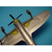 P-47 Thunderbolt wheel bays for ACADEMY, 1/72 - Aires 7055 P-47 Thunderbolt wheel bays for ACADEMY, 1/72 - Aires 7055