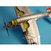 P-47 Thunderbolt wheel bays for ACADEMY - Aires 7055