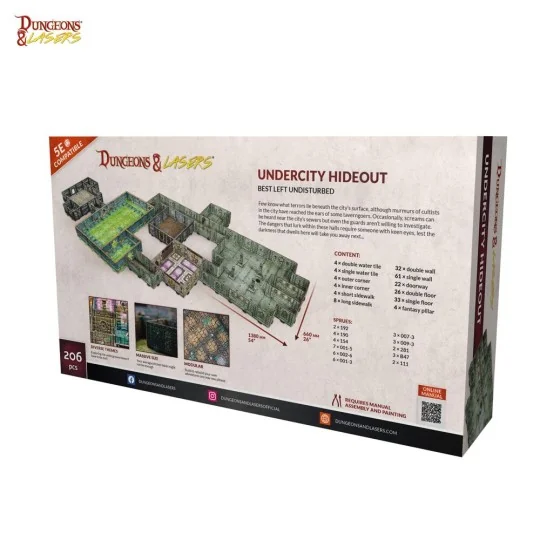 Dungeons & Lasers Starter Set: UNDERCITY HIDEOUT - Archon Studio DN...