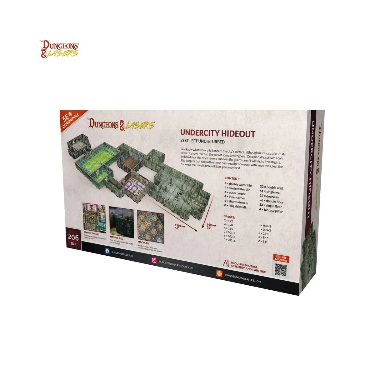 Dungeons & Lasers Starter Set: UNDERCITY HIDEOUT - Archon Studio DN...