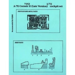 A-7E Corsair II Cockpit Set Späte Version für Fujimi Bausatz - Aire...