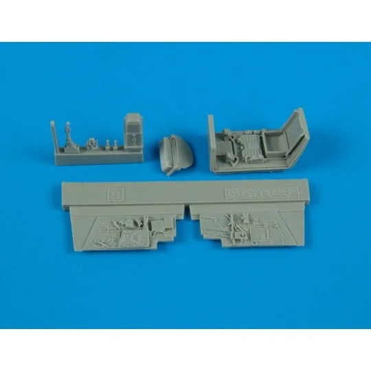 BF 109G-6 cockpit set Für FINE MODELS Bausatz - Aires 7156