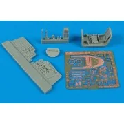 BF 109G-6 cockpit set Für FINE MODELS Bausatz, 1/72 - Aires 7156