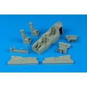 F-14A Tomcat Cockpit Set für Hasegawa Bausatz. - Aires 7163