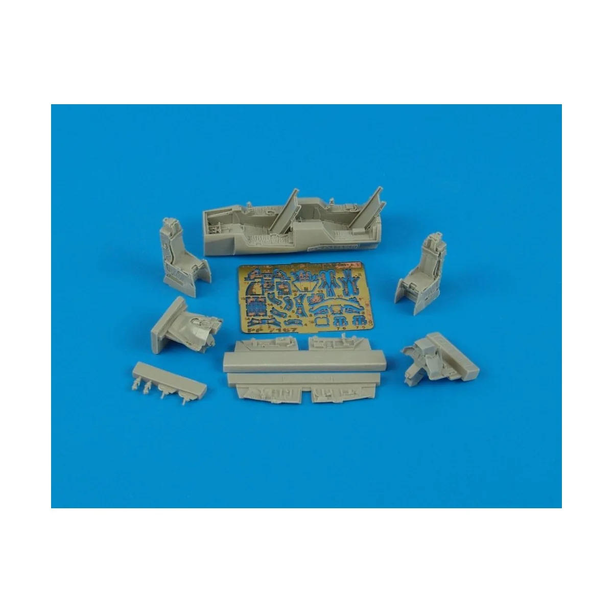 F-16D Fightning Falcon cockpit set Für Hasegawa Bausatz. - Aires 7167