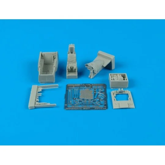 F/A-18A Hornet cockpit set für Hasegawa Bausatz, 1/72 - Aires 7174 F/A-18A Hornet cockpit set für Hasegawa Bausatz, 1/72 - Aires 7174