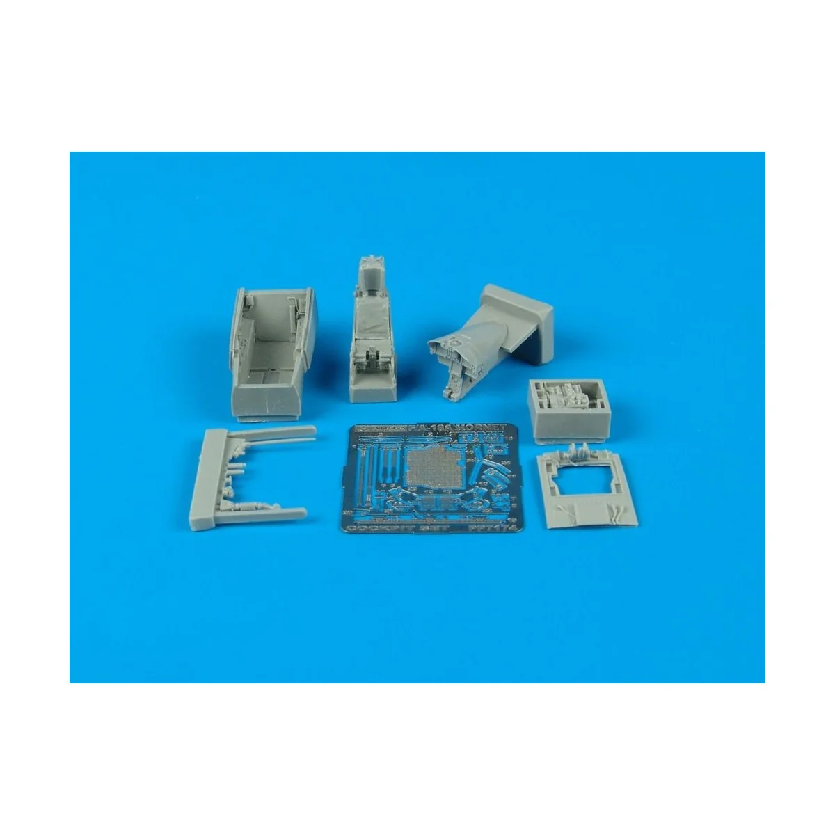 F/A-18A Hornet cockpit set für Hasegawa Bausatz, 1/72 - Aires 7174 F/A-18A Hornet cockpit set für Hasegawa Bausatz, 1/72 - Aires 7174