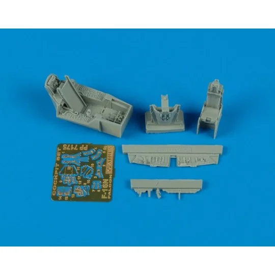 F-16N Aggressor Cockpit Set für Hasegawa-Bausatz - Aires 7175