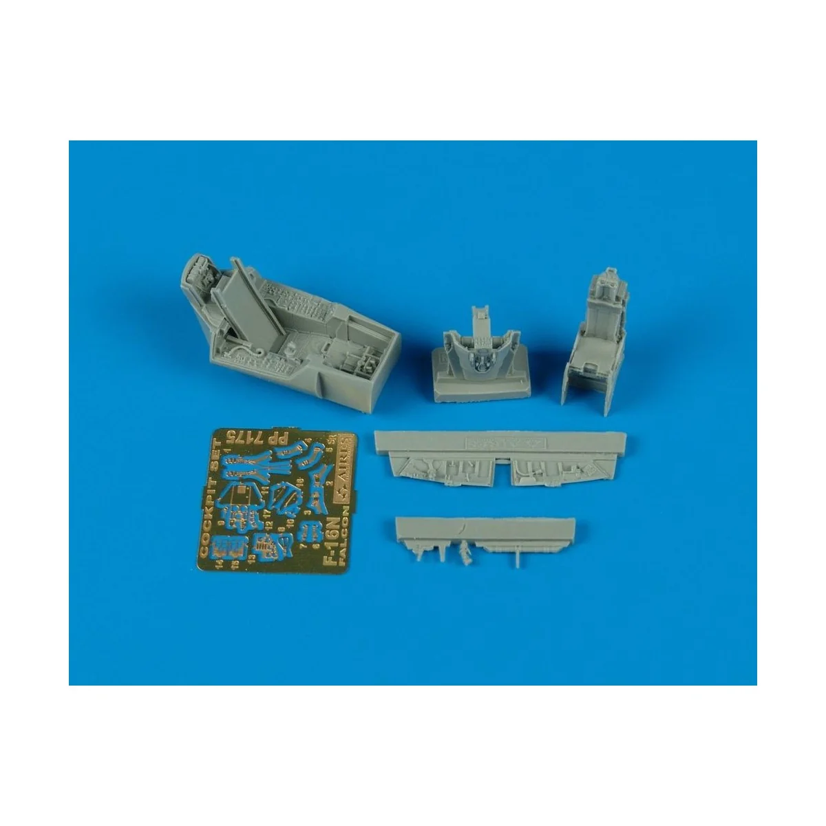 F-16N Aggressor Cockpit Set für Hasegawa-Bausatz - Aires 7175