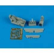 F-16N Aggressor Cockpit Set für Hasegawa-Bausatz, 1/72 - Aires 7175