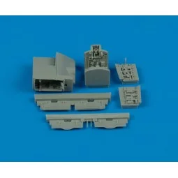 AV-8B Harrier wheel bay für Hasegawa Bausatz, 1/72 - Aires 7177