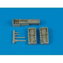 F/A-18A/C/D Hornet Wheel Bay für Hasegawa Bausatz, 1/72 - Aires 7183