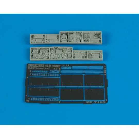 F/A-18 Hornet electronic bay für Hasegawa Bausatz, 1/72 - Aires 7185 F/A-18 Hornet electronic bay für Hasegawa Bausatz, 1/72 - Aires 7185