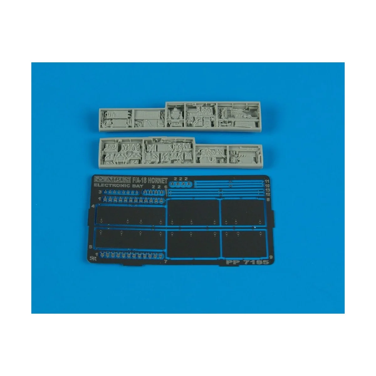 F/A-18 Hornet electronic bay für Hasegawa Bausatz, 1/72 - Aires 7185 F/A-18 Hornet electronic bay für Hasegawa Bausatz, 1/72 - Aires 7185