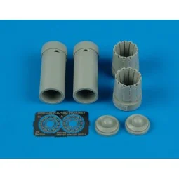 F/A-18C exhaust nozzles - opened für Hasegawa Bausatz, 1/72 - Aires...