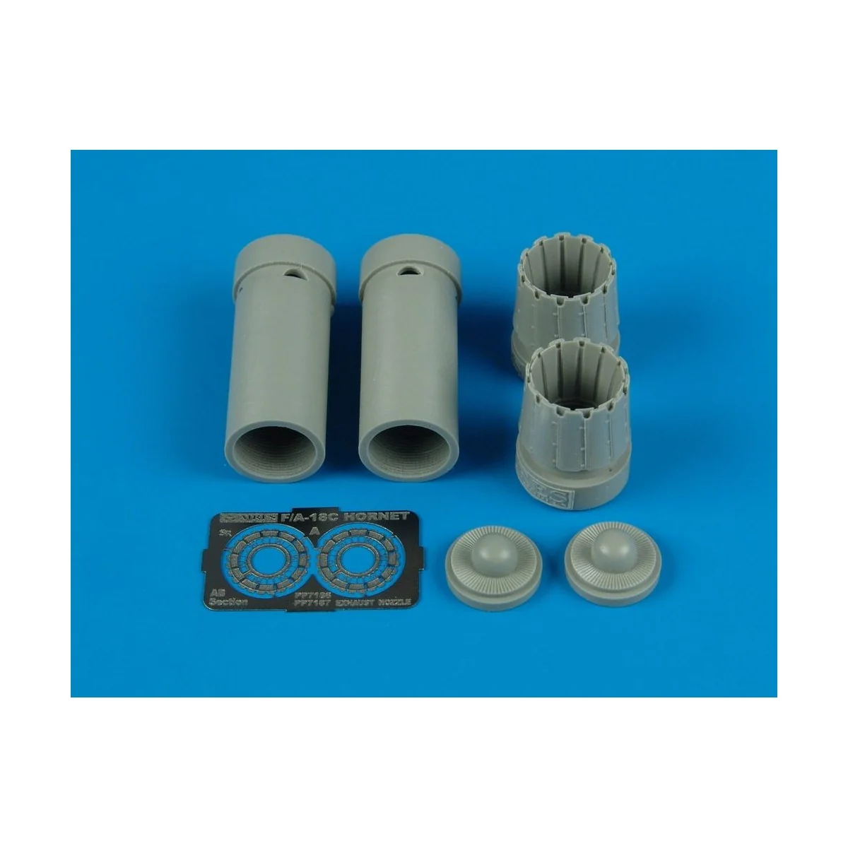 F/A-18C exhaust nozzles - opened für Hasegawa Bausatz - Aires 7186