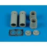 F/A-18C exhaust nozzles - opened für Hasegawa Bausatz, 1/72 - Aires...