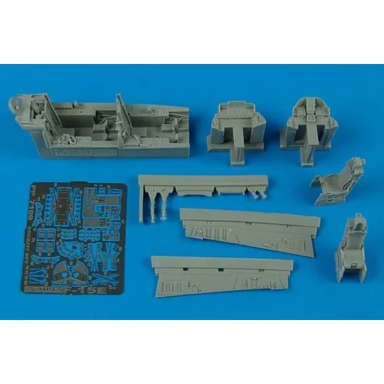 F-15E Strike Eagle cockpit set für Academy Bausatz, 1/72 - Aires 7189