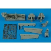 F-15E Strike Eagle cockpit set für Academy Bausatz, 1/72 - Aires 7189