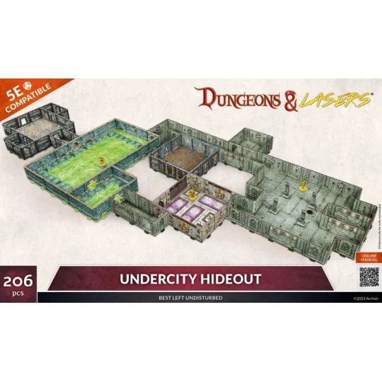 Dungeons & Lasers Starter Set: UNDERCITY HIDEOUT - Archon Studio DN...