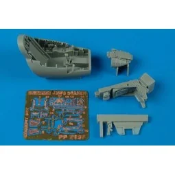 J35FS Draken cockpit set für Hasegawa Bausatz - Aires 7197