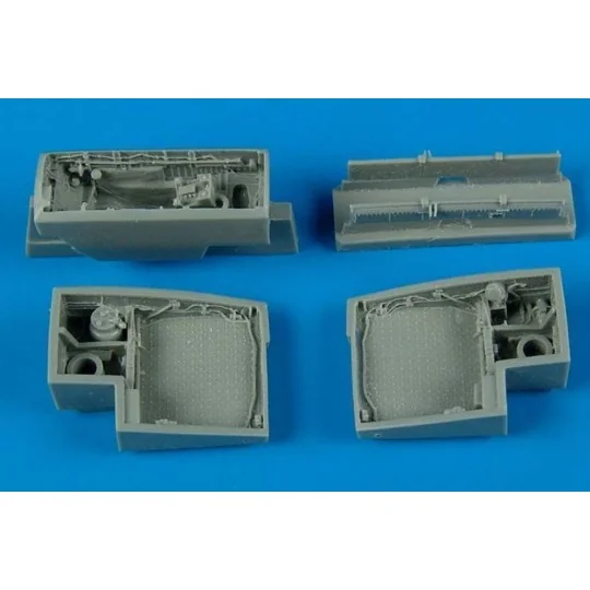 J35 Draken wheel bays für Hasegawa Bausatz, 1/72 - Aires 7200
