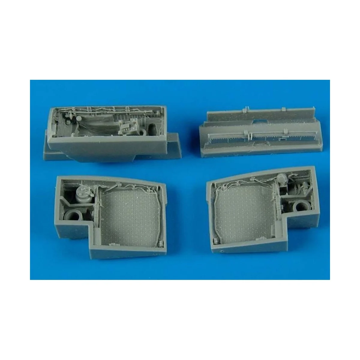 J35 Draken wheel bays für Hasegawa Bausatz, 1/72 - Aires 7200