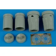 Su-27 Flanker B exhaust nozzles Für Italeri Bausatz - Aires 7207