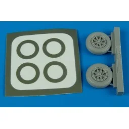 TBM Avenger wheel & paint masks Für Hasegawa Bausatz, 1/72 - Aires ...