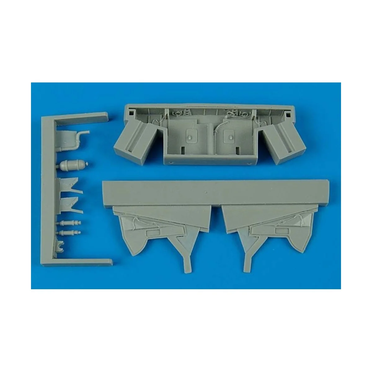 Hawker Hurricane Mk. I/II wheel bay Für Hasegawa Bausatz, 1/72 - Ai...