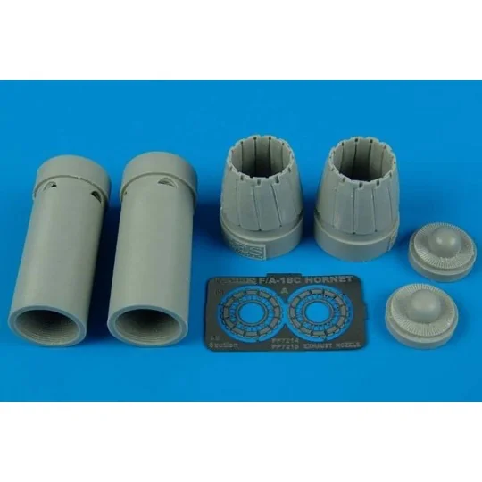 F/A-18C exhaust nozzles - closed für Academy Bausatz - Aires 7214