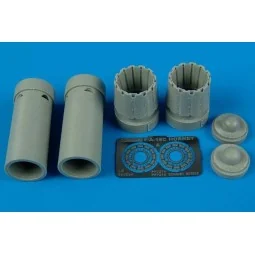 F/A-18C exhaust nozzles - opened für Academy Bausatz, 1/72 - Aires ...