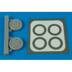 Su-15 Flagon wheels & paint masks für Trumpeter Bausatz, 1/72 - Air...