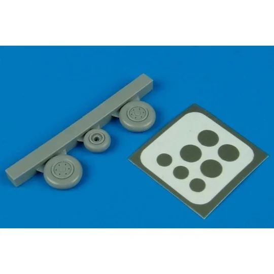 MiG-21F-13 wheels & paint masks Für Revell Bausatz, 1/72 - Aires 7219