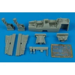 F-14D Tomcat cockpit set Für Hasegawa Bausatz - Aires 7220