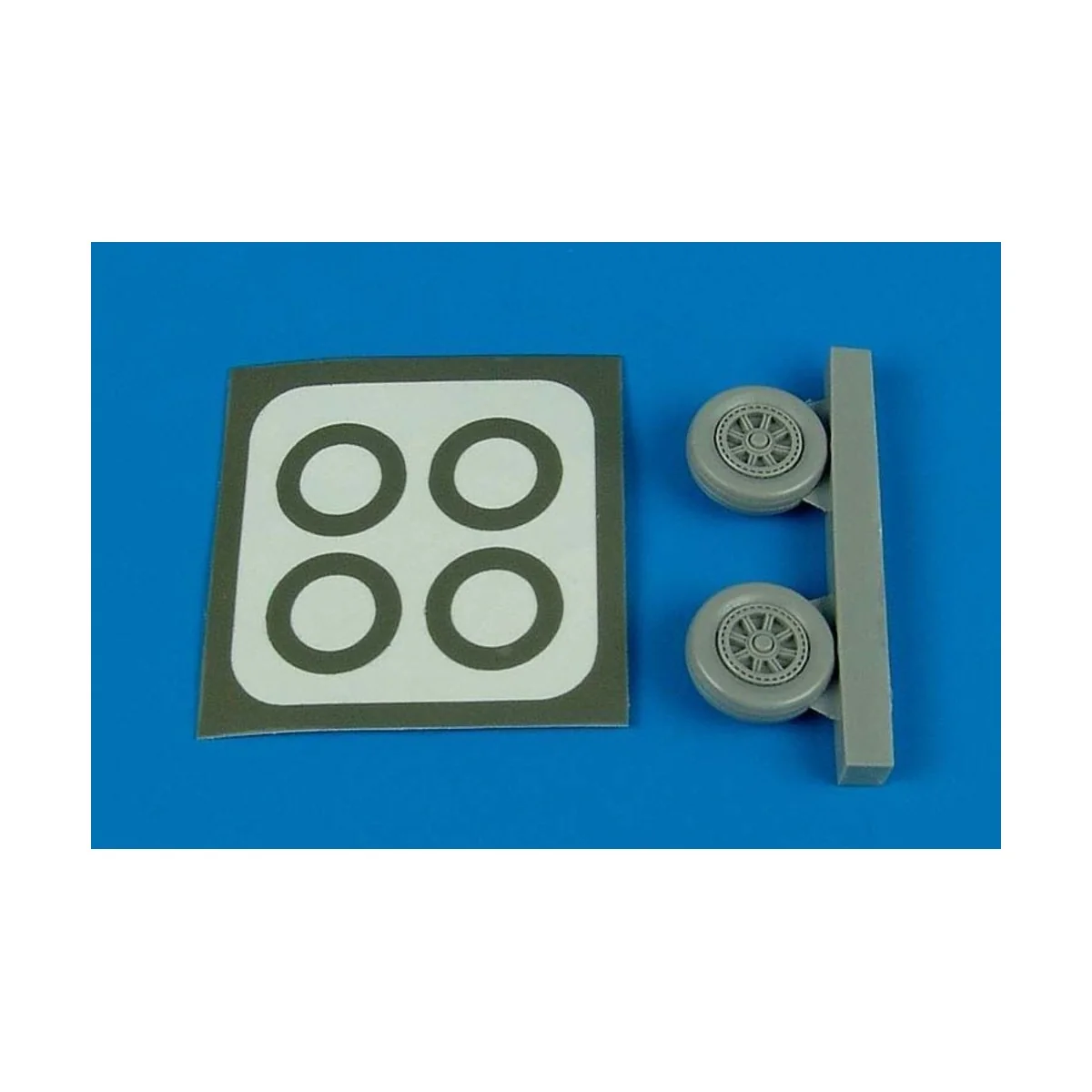 A-1H Skyraider (NAVY) wheels für Hasegawa Bausatz - Aires 7223