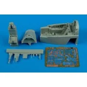 A-7E Corsiar II (early v.) cockpit set für Hobby Boss Bausatz, 1/72...