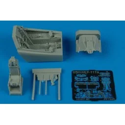 F-117A Nighthawk cockpit set für Academy Bausatz - Aires 7229